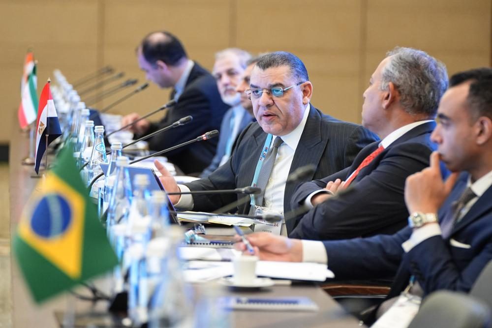 Delegates at the BRICS Municipal Forum in Moscow, August 2024